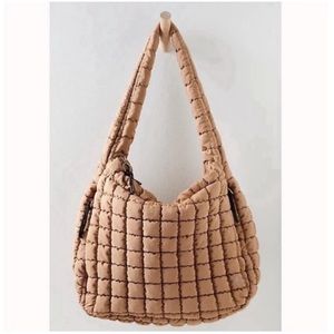 Free People Quilted Carryall Bag